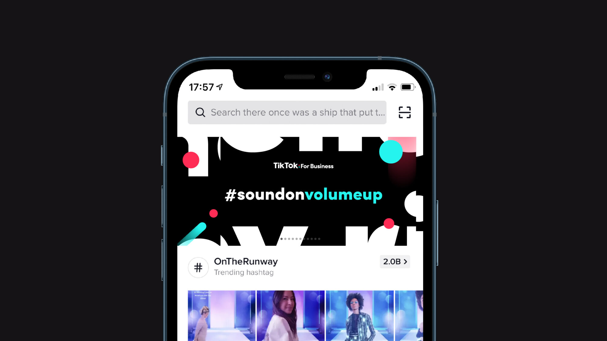 The top half of a screen showing a joy rider ad banner on the TikTok app.